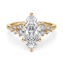 Load image into Gallery viewer, LUCCE ELLIA™ Marquise Natural Diamond 0.50ct I VS1 GIA 18K Yellow Gold
