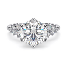 Load image into Gallery viewer, Lucce Ellia Round Moissanite
