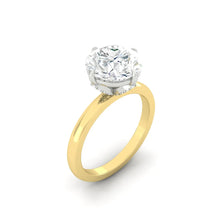 Load image into Gallery viewer, The Emblem Lab Diamond 2.50ct E VS1 Id IGI 18K Yellow Gold/Platinum Prongs
