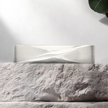 Load image into Gallery viewer, Lucce Esso Brushed 4mm 14K White Gold
