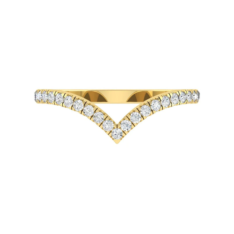 Leia Pavé 0.29CTW Lab Diamond 18K Yellow Gold