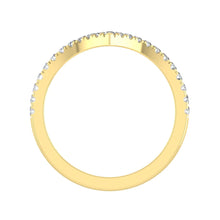 Load image into Gallery viewer, Leia Pavé 0.29CTW Lab Diamond 18K Yellow Gold
