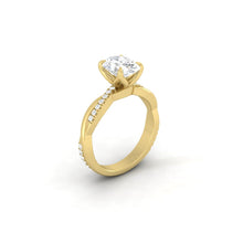 Load image into Gallery viewer, Fiore Oval Lab Diamond 1.02ct D VVS2 Id IGI 14K Yellow Gold
