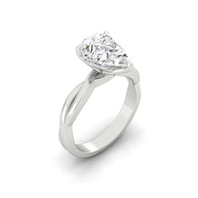 Load image into Gallery viewer, Fiore Solitaire Pear Diamond
