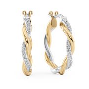 LUCCE FIORE™ Hoop Earrings Diamond