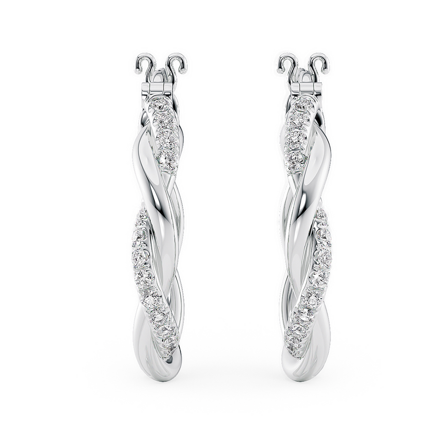 Load image into Gallery viewer, LUCCE FIORE™ Hoop Earrings Diamond
