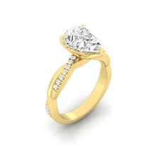 Load image into Gallery viewer, Fiore Pear Moissanite
