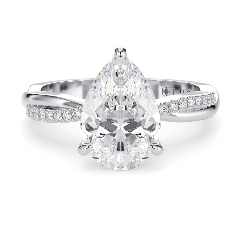 Lucce Fiore Pear Diamond