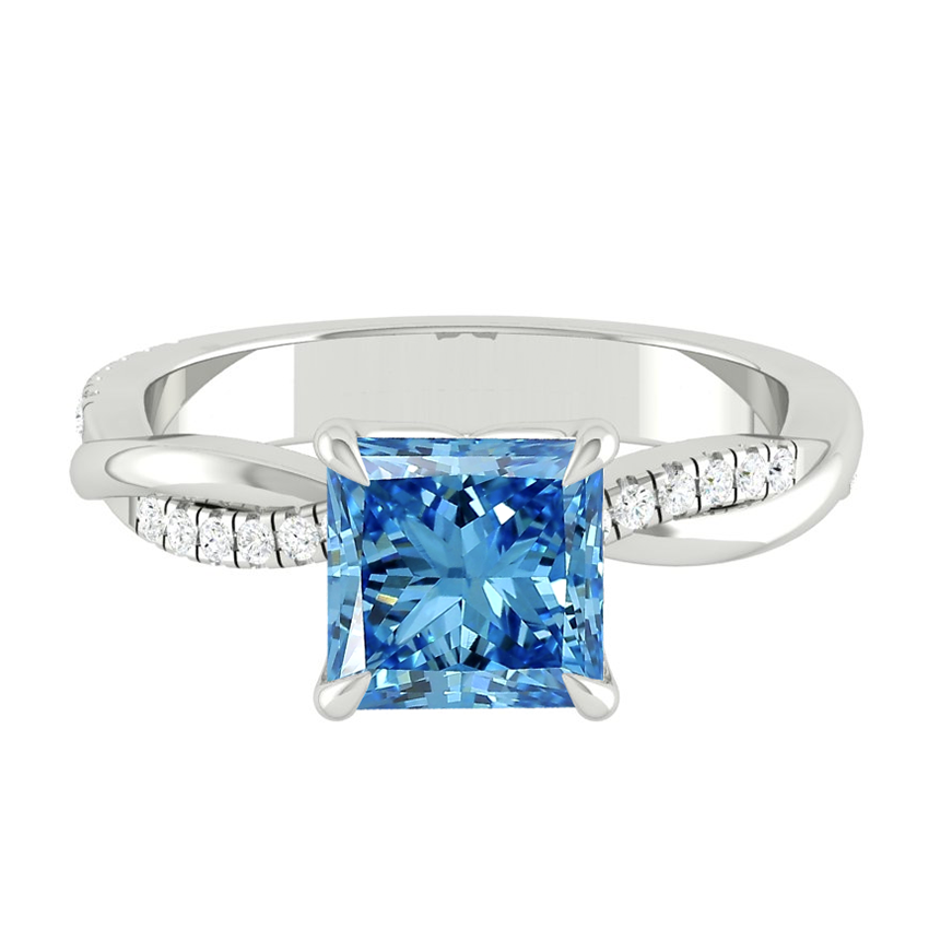 Fiore Princess Ocean Blue Diamond