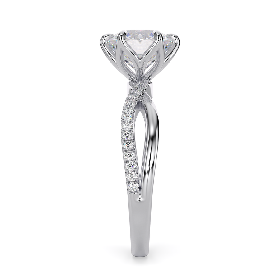 Load image into Gallery viewer, LUCCE FIORE™ Sei Round Lab Diamond 2.50ct D VS1 Id IGI Platinum
