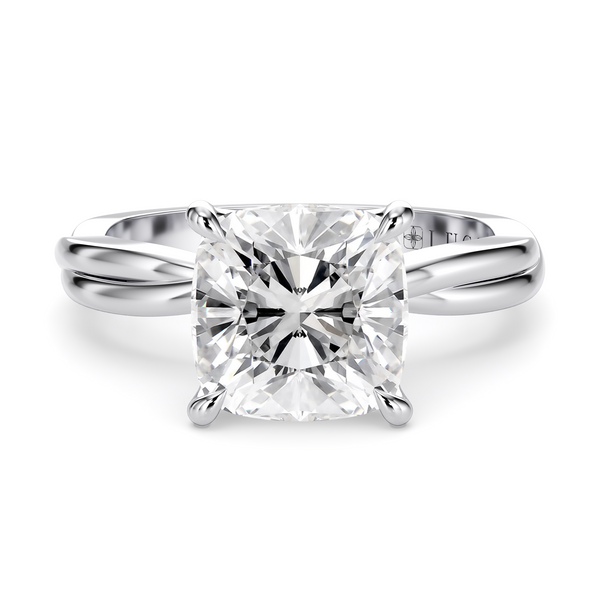 Lucce Fiore Solitaire Cushion Diamond