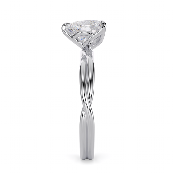 Lucce Fiore Solitaire Heart Diamond