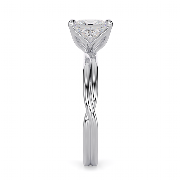 Lucce Fiore Solitaire Cushion Diamond