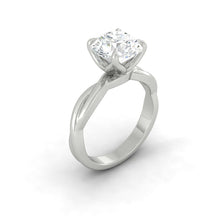 Load image into Gallery viewer, Fiore Solitaire Lab Diamond 1.09ct E VVS1 Id IGI 18K White Gold
