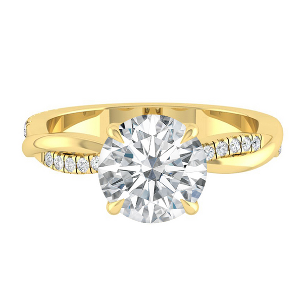 Lucce Fiore Round Diamond