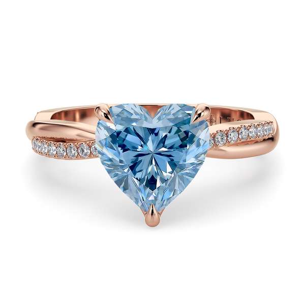 Lucce Fiore Heart Ocean Blue Diamond