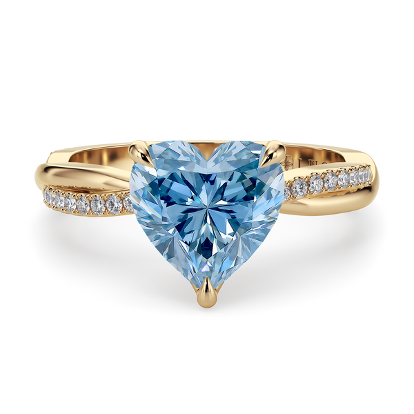 Lucce Fiore Heart Ocean Blue Diamond