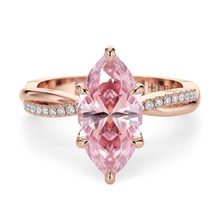 Load image into Gallery viewer, Lucce Fiore Marquise Rosé Pink Diamond
