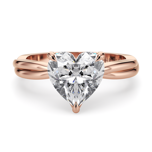 Lucce Fiore Solitaire Heart Diamond