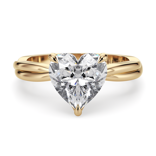 Lucce Fiore Solitaire Heart Diamond