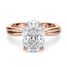 Load image into Gallery viewer, Lucce Fiore Solitaire Oval Diamond
