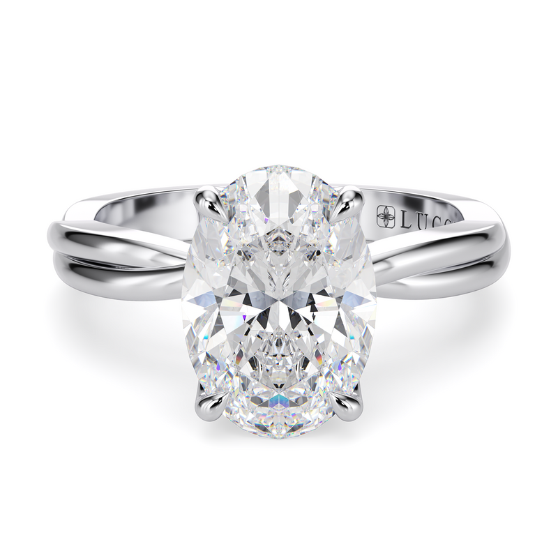 Lucce Fiore Solitaire Oval Diamond