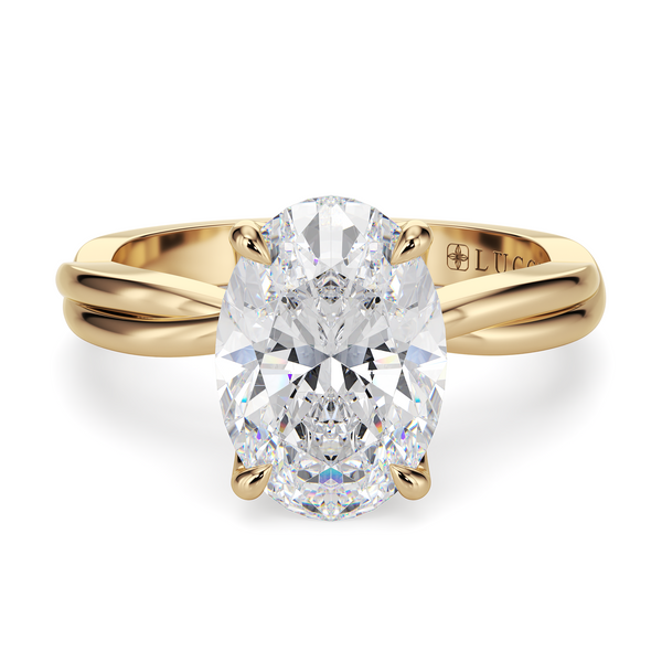 Lucce Fiore Solitaire Oval Diamond