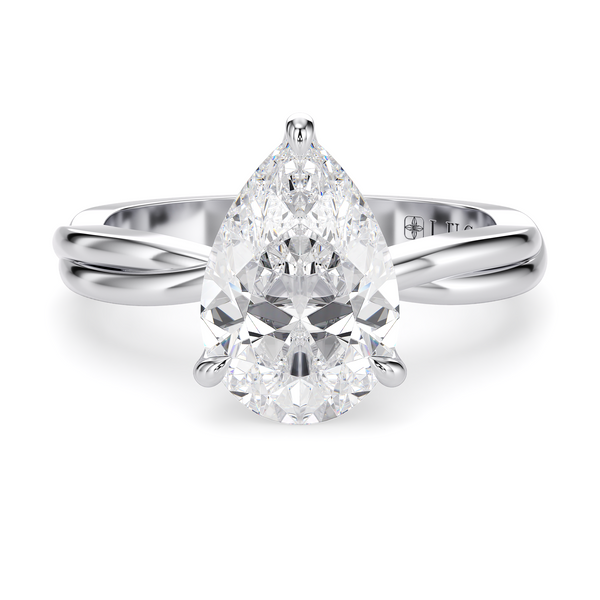 Lucce Fiore Solitaire Pear Diamond