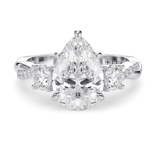 Lucce Fiore Trio Pear Diamond