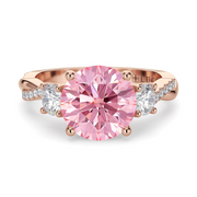 LUCCE FIORE™ Trio Round ROSÉ™ Pink Diamond