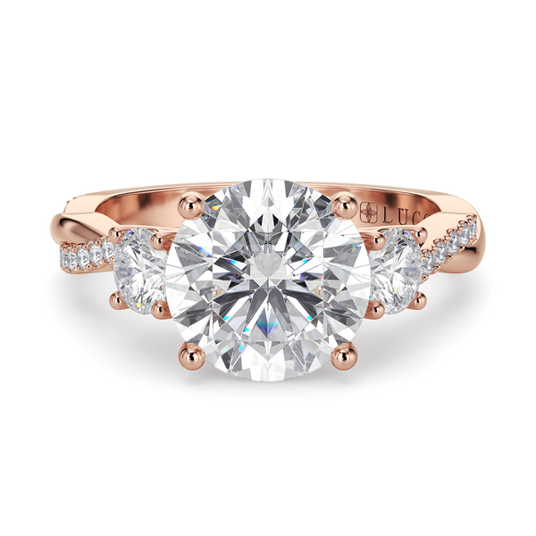 Lucce Fiore Trio Round Diamond