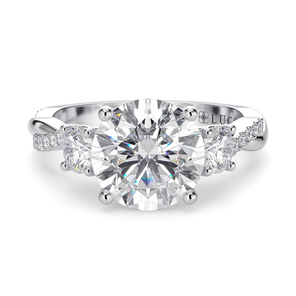 Lucce Fiore Trio Round Diamond