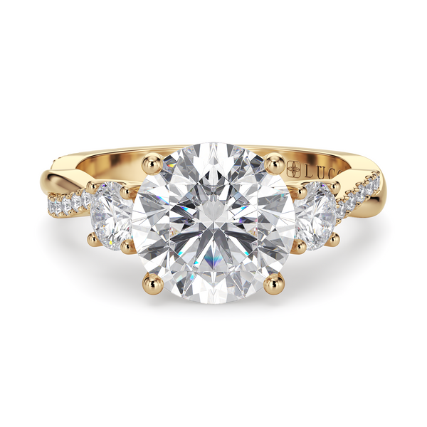 Lucce Fiore Trio Round Diamond