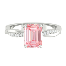 Load image into Gallery viewer, Fiore Emerald Rosé Pink Diamond
