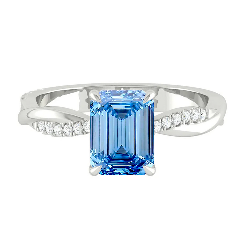 Fiore Emerald Ocean Blue Diamond