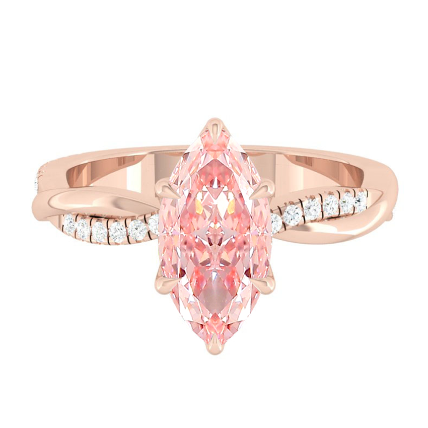 Fiore Marquise Rosé Pink Diamond