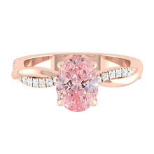 Load image into Gallery viewer, Fiore Oval Rosé Pink Diamond
