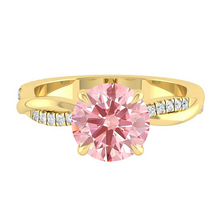 Load image into Gallery viewer, Fiore Round Rosé Pink Diamond
