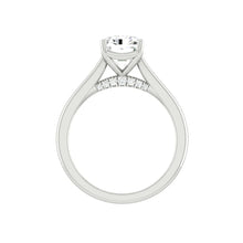 Load image into Gallery viewer, Firenze Emerald 0.50ct D VVS2 Ex IGI 14K White Gold
