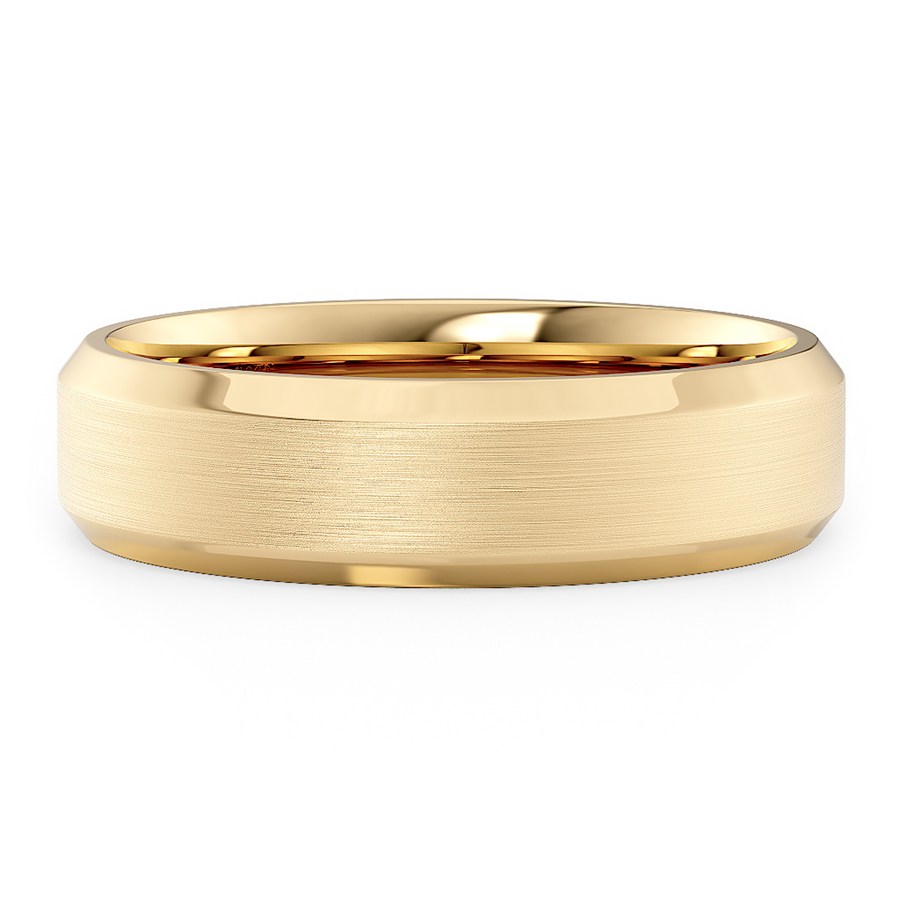 Load image into Gallery viewer, LUCCE GRECO™ Brushed 4mm 14K Yellow Gold

