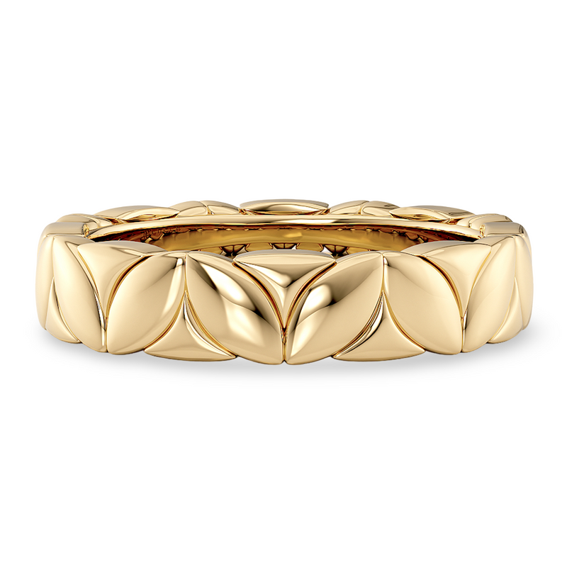 Lucce Marino Polished 4mm 14K Yellow Gold