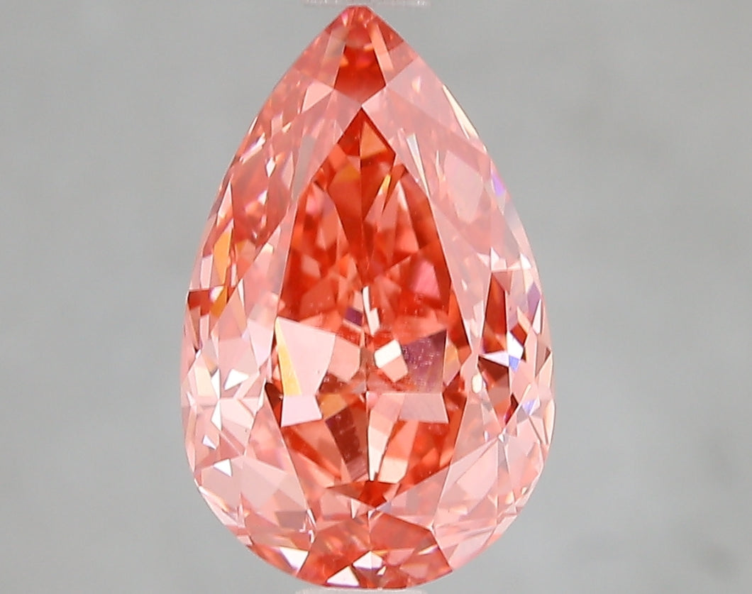 3.02ct PEAR Diamond PINK VVS2 EX - IGI 662471705