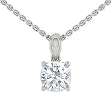 Load image into Gallery viewer, Kaela Cushion Necklace Diamond
