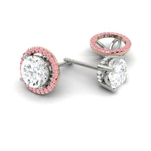 Load image into Gallery viewer, Montevalle Pavé Rosé Earrings Diamond
