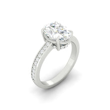 Load image into Gallery viewer, Kaela Pavé Oval Diamond *new*
