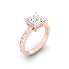 Load image into Gallery viewer, Kaela Pavé Princess Moissanite
