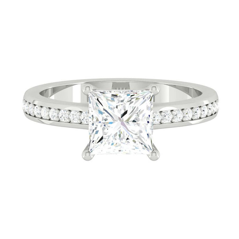 Kaela Pavé Princess Moissanite