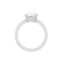 Load image into Gallery viewer, Kaela Pavé Cushion Moissanite
