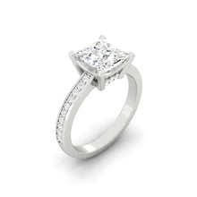 Load image into Gallery viewer, Kaela Pavé Princess Moissanite
