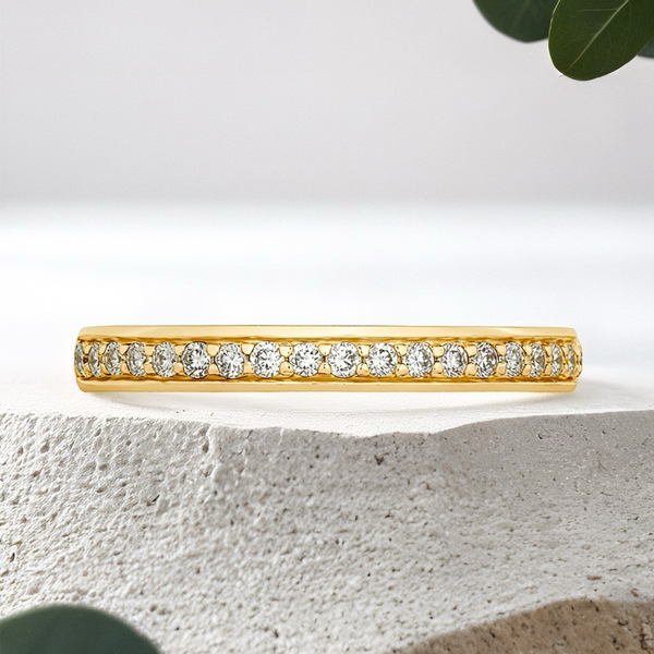 Lucce Kaela Band 0.31ctw Lab Grown Diamond 14k Yellow Gold